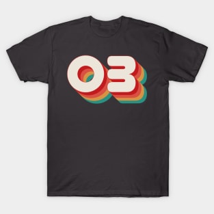 Number 3 T-Shirt